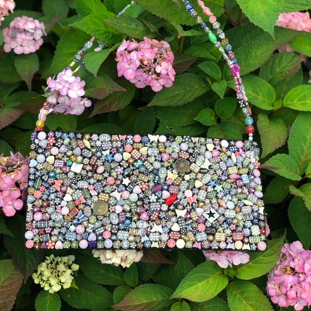 Sequenced Rhine stone purse